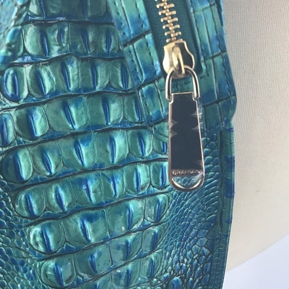 Brahmin Tia Peacock Melbourne Tote with registration card and dust bag N… - Picture 7 of 16